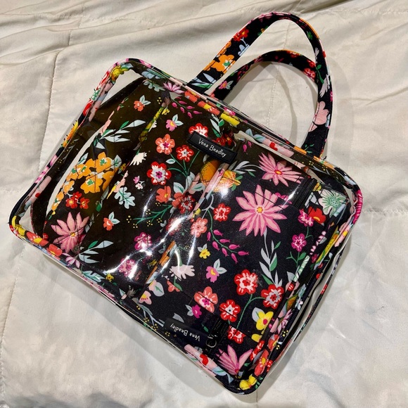Vera Bradley Handbags - Vera Bradley Clear cosmetic bag 4 pc